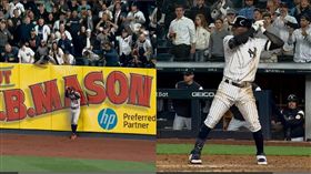 ▲洋基葛果里耶斯（Didi Gregorius）差點擊出逆轉3分砲。（圖／翻攝自MLB官網）