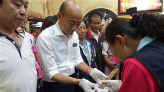 與英民調拉近「有所本」韓：我有證據