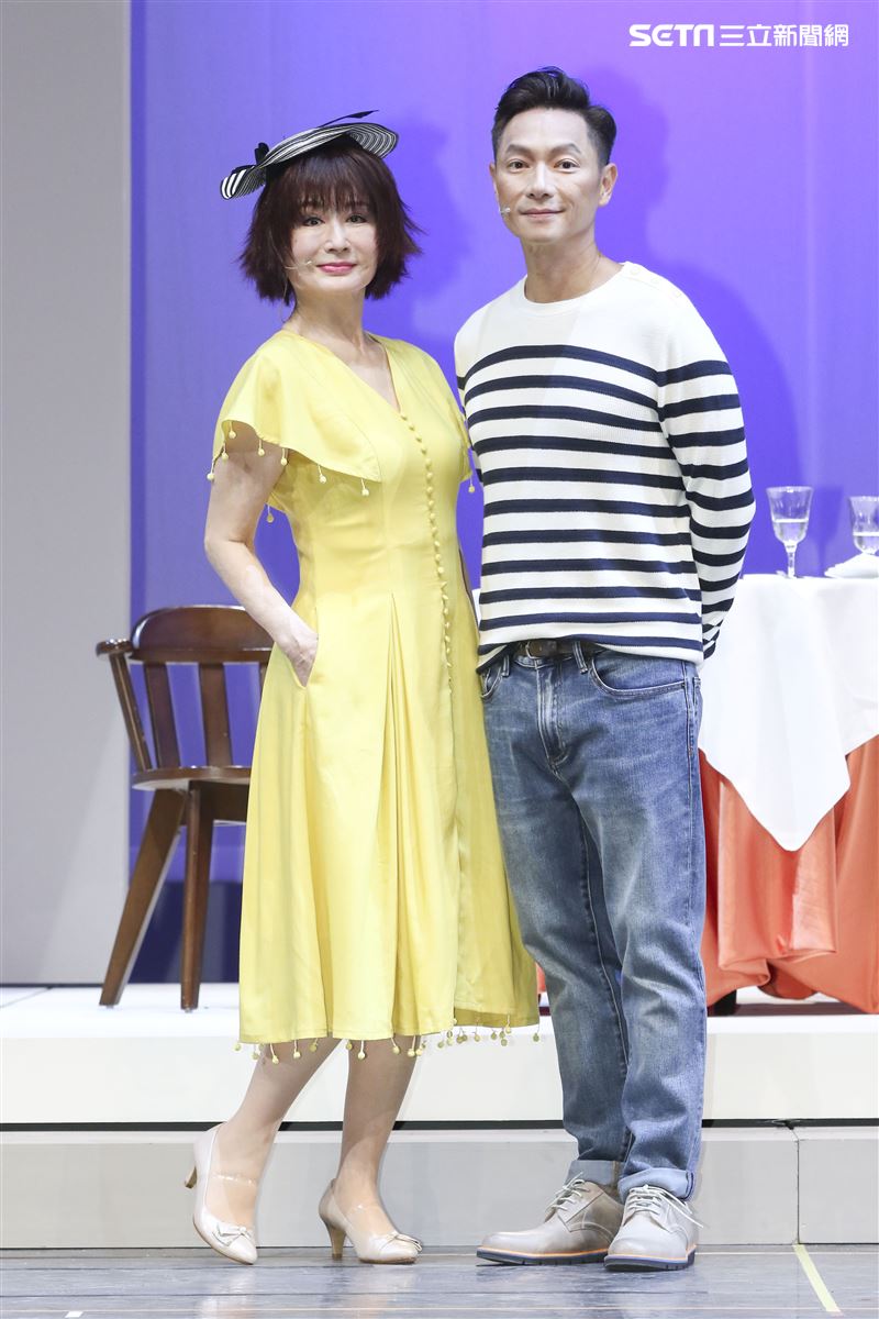 由潘迎紫、謝祖武領銜全民大劇團《最後一封情書》，演員潘迎紫、謝祖武。（圖／記者林士傑攝影）