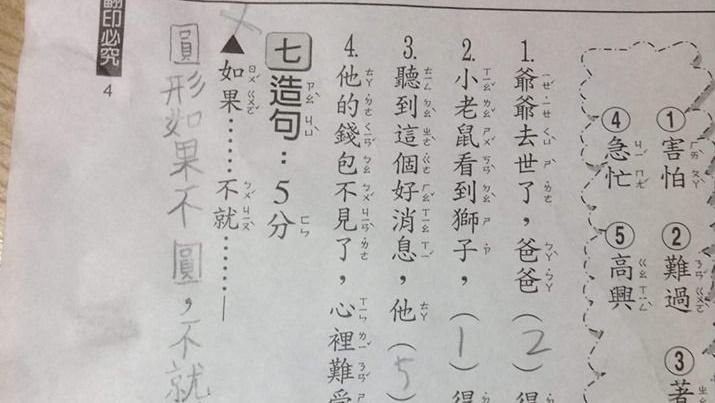 兒子國文造句秀驚人邏輯　網友全力挺