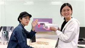 台科大,水中救援無人機,即時協助,下水救人,獲iF設計新秀獎(圖/台科大提供)中央社