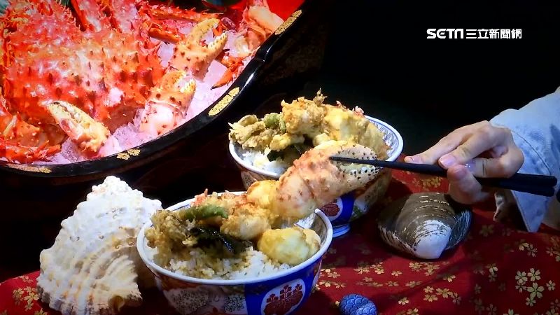 霸氣「帝王蟹天丼」　每日限量30碗