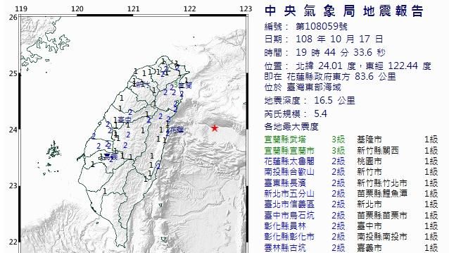 近日恐有更強震？地震測報中心這樣說