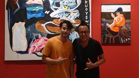 台北藝術博覽會 郭彥甫參展 行李箱 畫作 創作