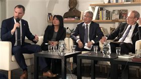 布拉格,賀瑞普,中國施壓,可笑可悲,外交(圖/中央社)