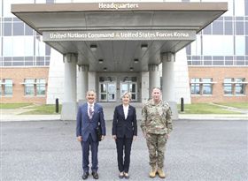 美駐韓大使,哈里斯,和平繁榮,印太區域,安全關鍵(圖/中央社)