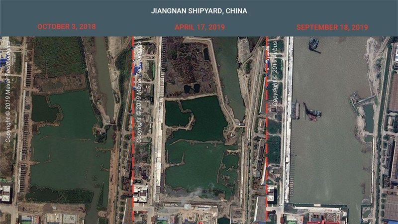 中國首艘自製航艦　船體一年內可完工