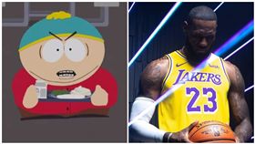 南方四賤客，最新一集嘲諷詹皇，批評莫雷言論。（圖／翻攝自YouTube）