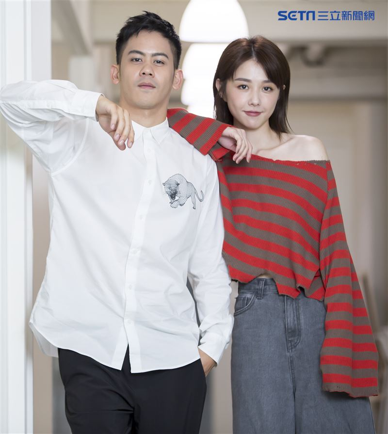 《陪你很久很久》主演邵雨薇、李淳接受三立新聞網專訪。（圖／記者林士傑攝影）