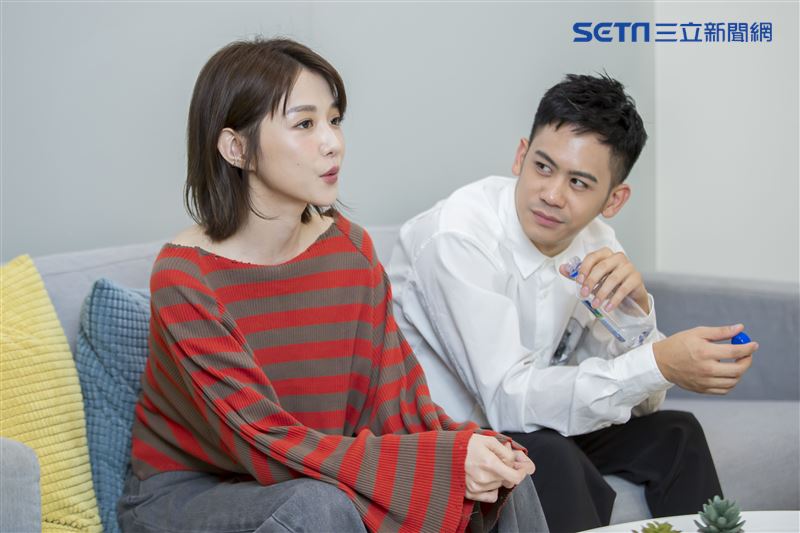 《陪你很久很久》主演邵雨薇、李淳接受三立新聞網專訪。（圖／記者林士傑攝影）