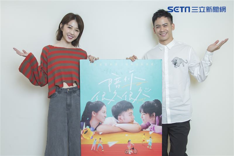 《陪你很久很久》主演邵雨薇、李淳接受三立新聞網專訪。（圖／記者林士傑攝影）