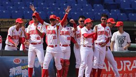 ▲亞錦賽中國隊韓國隊蘇珩準。（圖／中華棒協提供）