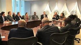 高碩泰與美官員會議（圖／翻攝自Michael Kozak推特）