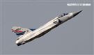 空軍幻象200戰機單機性能特技操演。（記者邱榮吉/攝影）