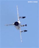 空軍幻象200戰機單機性能特技操演。（記者邱榮吉/攝影）