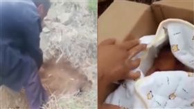 深山聽到哭聲！男徒手挖地移石板…驚見紙箱男嬰遭「活埋」（圖／翻攝自YouTube）