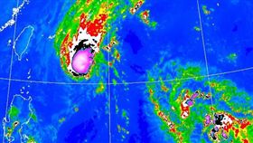 博羅依,颱風,浣熊 圖/中央氣象局