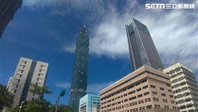 台北市房市情境，101大樓、南山人壽。（圖／記者陳韋帆攝影）