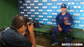 ▲舊金山巨人小聯盟投手鄧愷威。（圖／記者蕭保祥攝影）