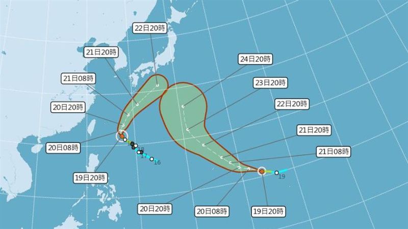 直撲台灣？21號颱風「博羅依」生成