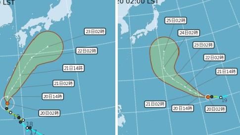 雙颱接力生成路徑曝！台日都有機會…