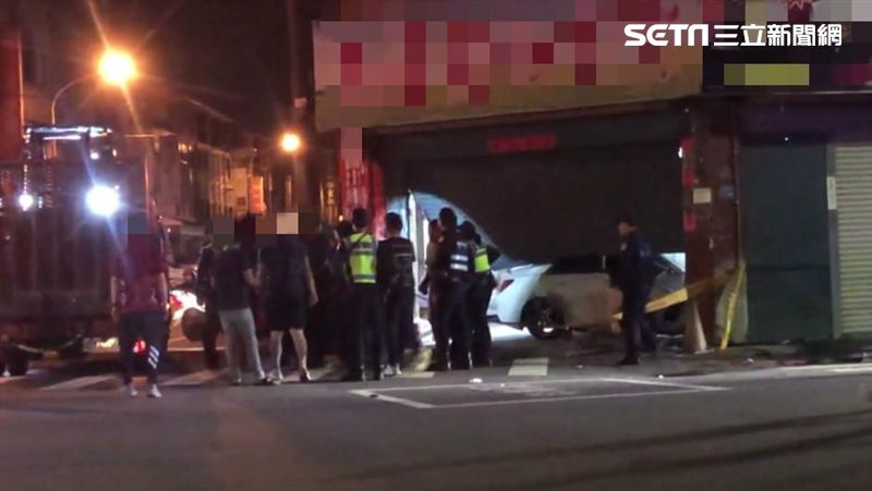 大哥開賓士撞民宅！小弟竟毆警還拒捕