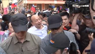 蛋襲後警力增強！270名警護韓國瑜