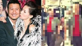 孫興被拍到返港撕「連儂牆」。（圖／翻攝自HKG報）