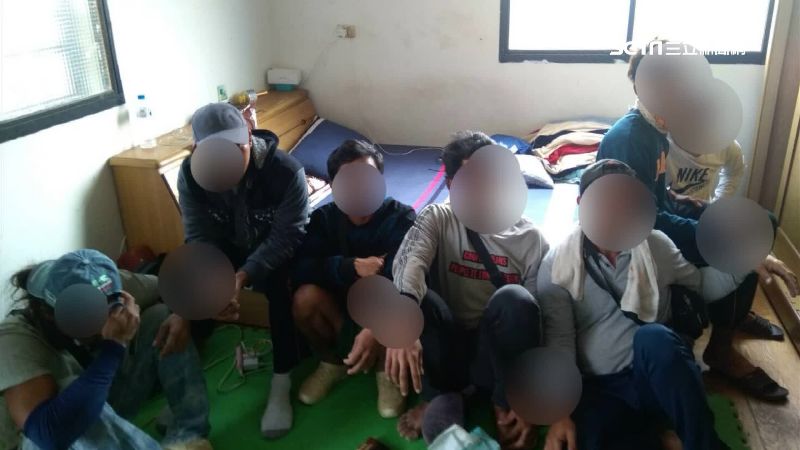 肚子太大露破綻　新竹逮47非法移工