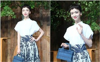 吳謹言狗啃短瀏海現身！撞臉baby