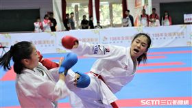 全運會空手道文姿云。（圖／記者劉家維攝影）