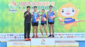 張氏兄弟檔張洧綝、張洧睿與江佳柔（圖／大會提供）