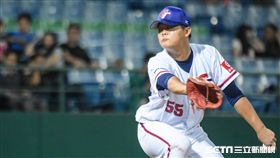中華隊投手王宗豪 圖／記者林敬旻攝