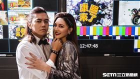 B2與老婆晗晗重返《康熙》攝影棚拍婚紗。（圖／B2授權提供）