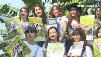 長榮絕美年曆！空姐脫制服飛進田中央