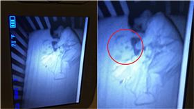 監看嬰兒房！驚見「幽靈」緊貼兒　媽開燈一看…真相神逆轉（圖／翻攝Maritza Elizabeth臉書）