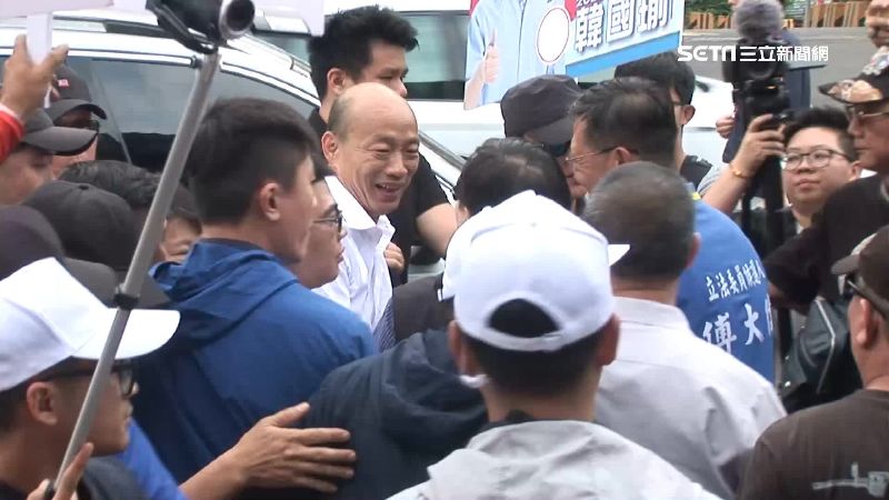 韓國瑜遭蛋襲！嘉市加派警力基層怨