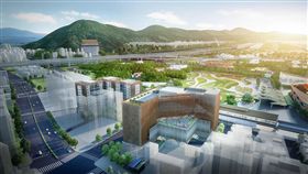 捷運圓山站西側都更案。（圖／國家住都中心提供）