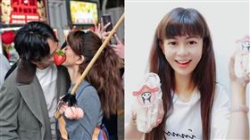 白癡公主「緊閉雙眼」街上吻一男（圖／翻攝自白癡公主 IG）