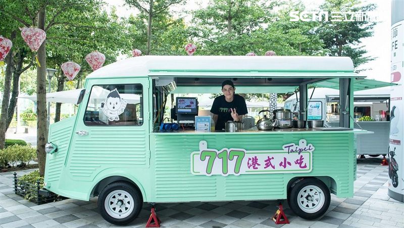 仿古餐車市集來了！大直網美新地標