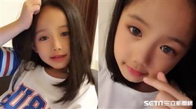  6歲妹美顏自拍！老媽出賣0修圖照（圖／Hebe Sue授權提供）