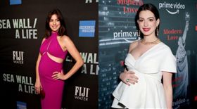 安海瑟葳,美國,電影,懷孕,禮服（＠AnneHathabae推特）