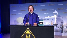 讓世界看見台灣  外貿協會獲史迪威銅獎由經濟部國際貿易局主辦、中華民國對外貿易發展協會執行的MEET TAIWAN活動，19日獲史迪威國際商業大獎年度旅遊產業公關活動類別銅獎，駐奧地利代表處經濟組組長楊淑媚代表受獎。（外貿協會提供）中央社記者廖禹揚傳真  108年10月22日