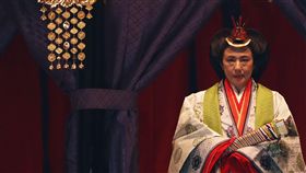 德仁天皇,即位禮,皇后,雅子,十二單,日本（圖／美聯社／達志影像）