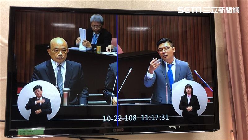藍委拍桌吼「閉嘴」蘇一句話讓他道歉