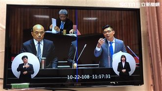 藍委拍桌吼「閉嘴」蘇一句話讓他道歉