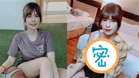 大馬美腿隱乳妹「Chéri Lowitz」熱愛籃球。（圖／翻攝自Chéri Lowitz IG）