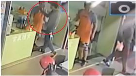 外送員取餐爆三字經！動手「推店員搶餐點」老闆娘氣炸公審（圖／翻攝自爆料公社）