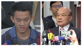 陳同佳，蘇貞昌。（組合圖／資料照）