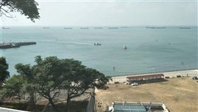 中國大陸抽砂船集結莒光海域（1）多艘中國大陸抽砂船10月集結在馬祖莒光海域有半個月以上，盜採事件頻傳。（民眾提供）中央社  108年10月23日